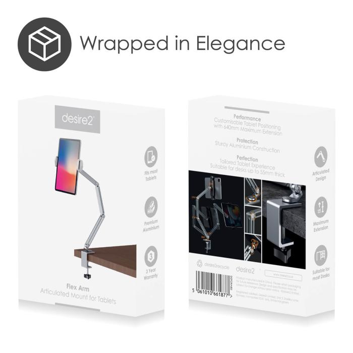 Bild 6, DESIRE2 Flex Arm Tablet-fäste Upp Till 12,9
