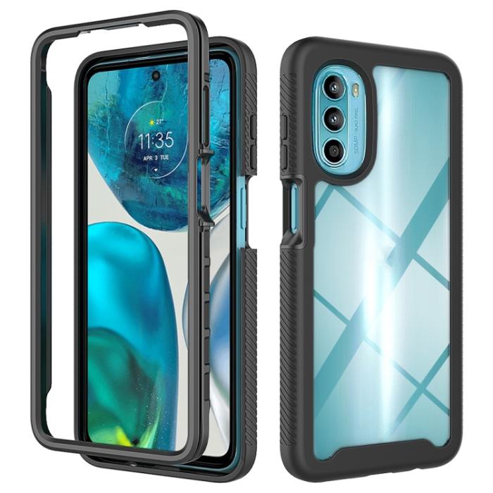 Bild 1, Motorola Moto G52/G82 Skal Solid Hybrid Svart