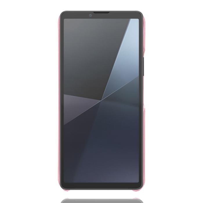 Bild 4, Sony Xperia 10 VII Läderbelagt Skal Med Kortfack Roséguld