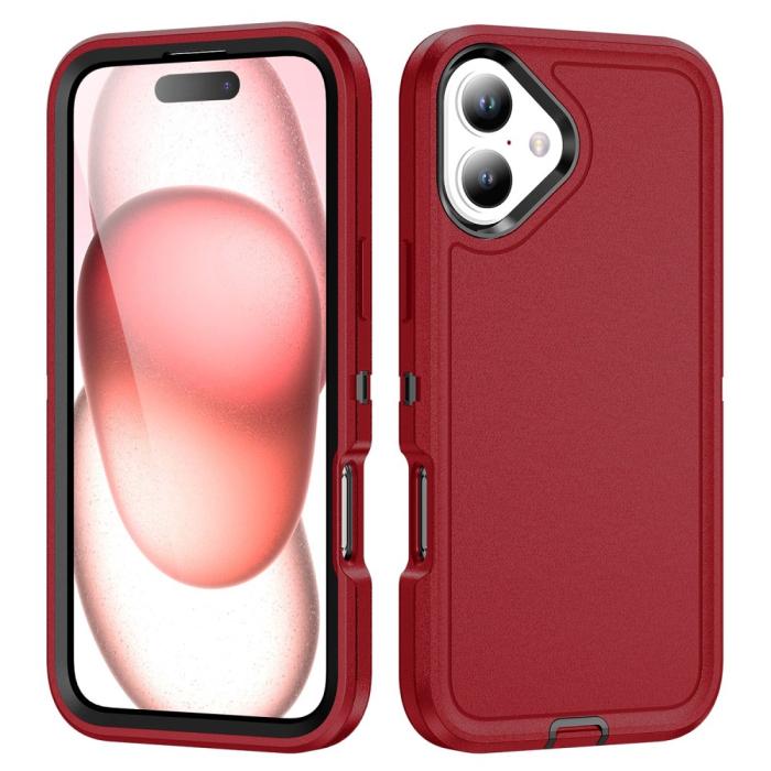 Bild 1, iPhone 16 Plus Skal Xtreme Shockproof Hybrid Röd