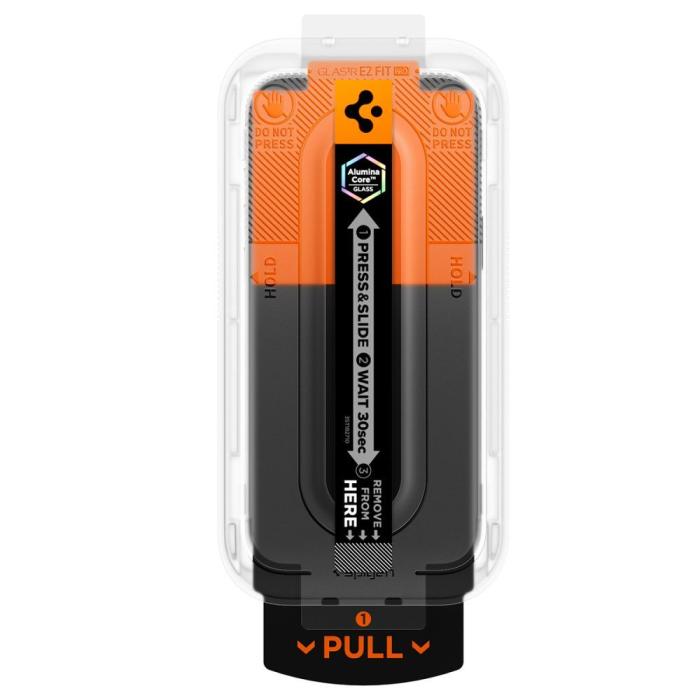 Bild 4, Spigen iPhone 18 Pro/17/17 Pro/16 Pro 2-PACK Skärmskydd Glas.tR Pro HD 'Ez Fit'