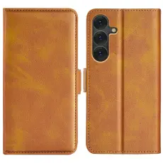 Samsung Galaxy S25 Plus Fodral L&auml;der Brun