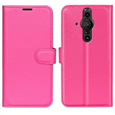 Sony Xperia Pro-I Fodral Litchi Textur Rosa