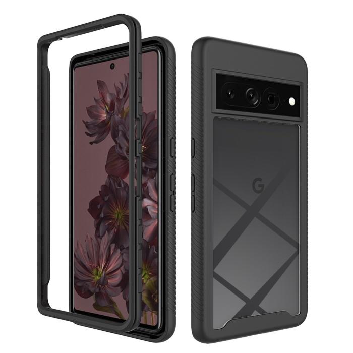 Bild 1, Google Pixel 7 Pro Skal 360 Shockproof Hybrid Svart