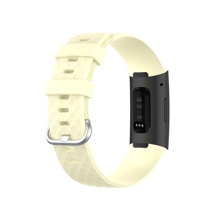 Bild 3, Armband Fitbit Charge 3 / 4 Gul