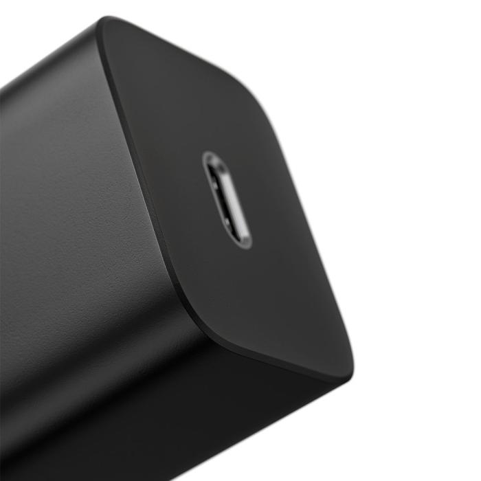 Bild 3, Baseus Super Si 20W PD USB-C Snabbladdare - Svart