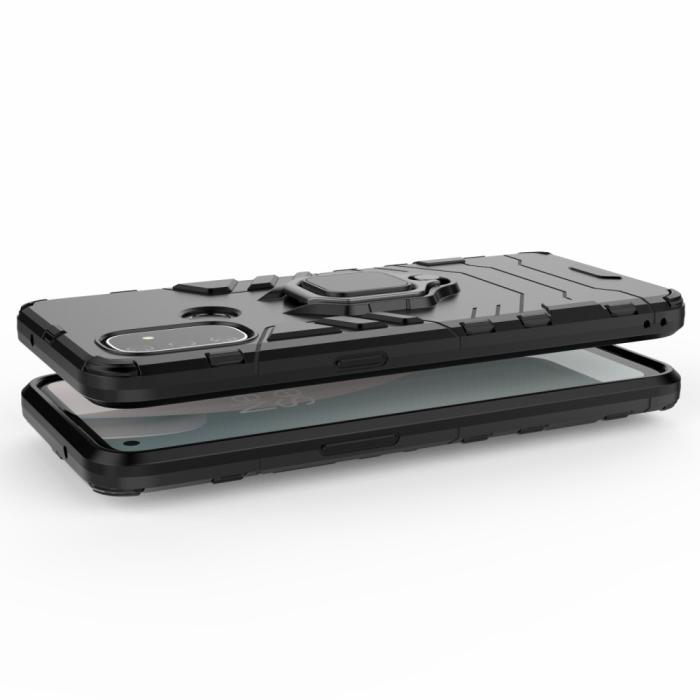 Bild 5, OnePlus Nord N100 - Hybrid Ring Skal - Svart