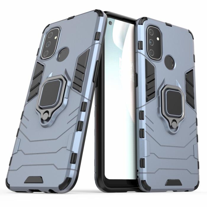 Bild 2, OnePlus Nord N100 - Hybrid Ring Skal - Blå