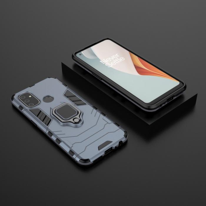 Bild 5, OnePlus Nord N100 - Hybrid Ring Skal - Blå