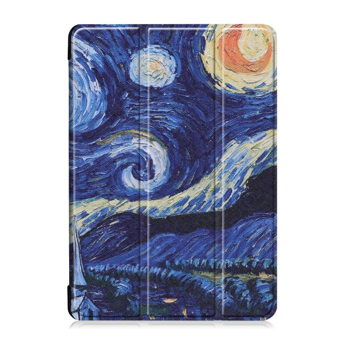 Bild 2, Lenovo Tab M10 TB-X605F TB-X505F Tri-Fold Fodral - Brush Painting