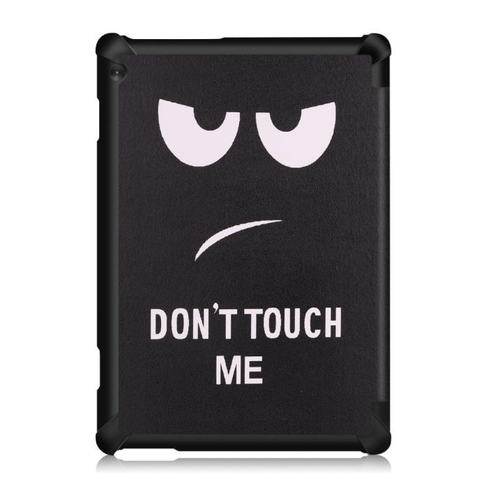 Bild 3, Lenovo Tab M10 TB-X605F TB-X505F Tri-Fold Fodral - Dont Touch Me