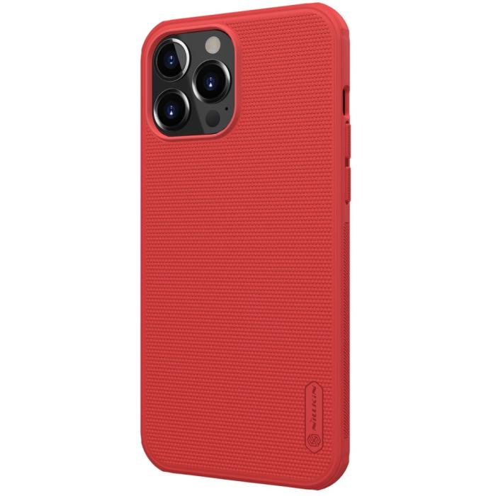 Bild 2, iPhone 13 Pro - NILLKIN Shield Frostat Skal - Röd