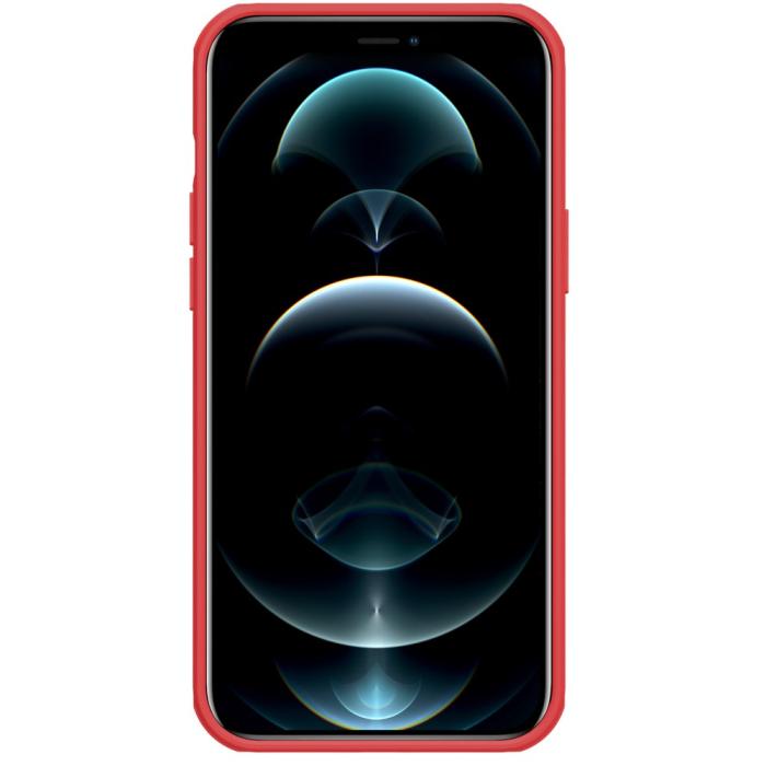 Bild 3, iPhone 13 Pro - NILLKIN Shield Frostat Skal - Röd