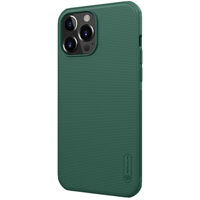 Bild 2, iPhone 13 Pro - NILLKIN Shield Frostat Skal - Grön