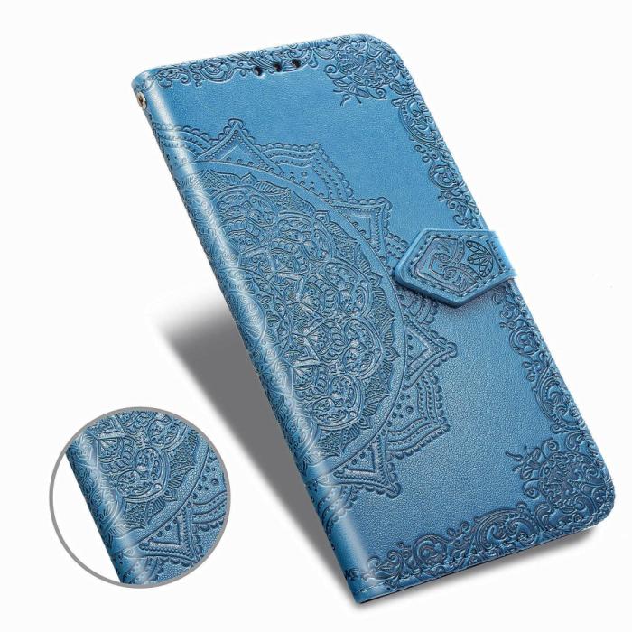 Bild 2, Samsung Galaxy A51 - Mandala Plånboksfodral - Blå