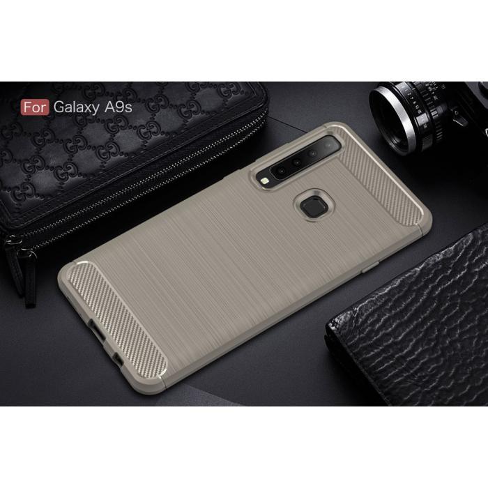 Bild 2, Samsung Galaxy A9 (2018) - Brushed TPU Skal - Grå