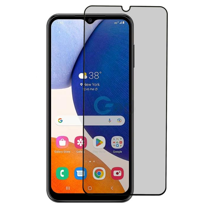 Bild 1, Galaxy A14 4G/5G Skärmskydd Heltäckande Härdat Glas Privacy