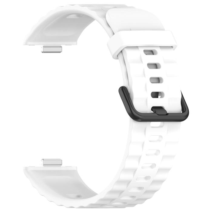 Bild 2, Huawei Watch Fit 4 Pro / 4 / 3 Armband Silikon Vit