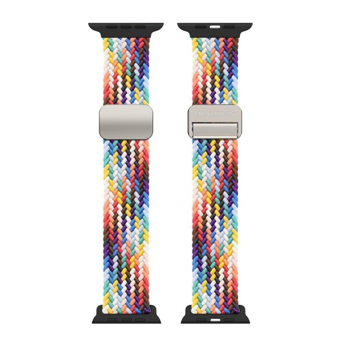 Bild 3, DUX DUCIS Apple Watch 38/40/41 Armband Flätat Flerfärgad