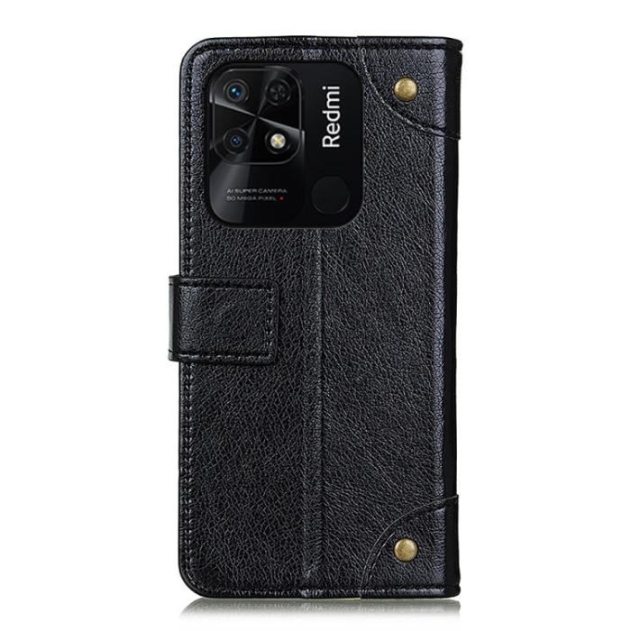 Bild 3, Xiaomi Redmi 10C Fodral Nit Dekor Svart