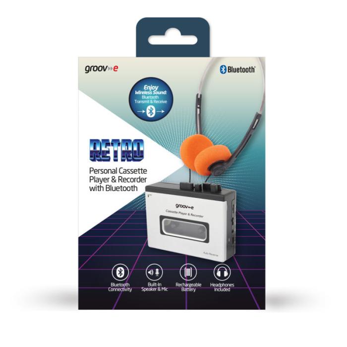 Bild 6, Groov-e Kassettspelare Walkman PS530SR Bluetooth Vit