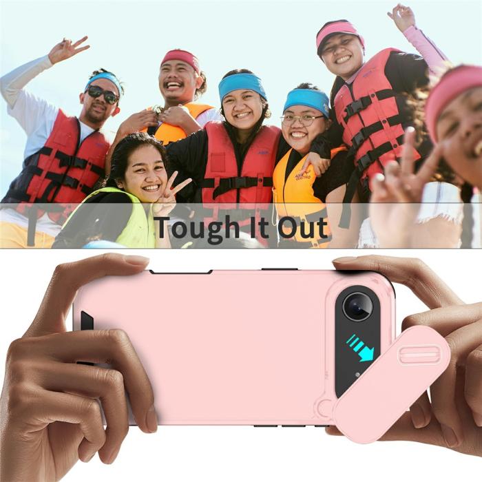 Bild 6, iPhone Air Skal Hybrid Armor CamCover Rosa