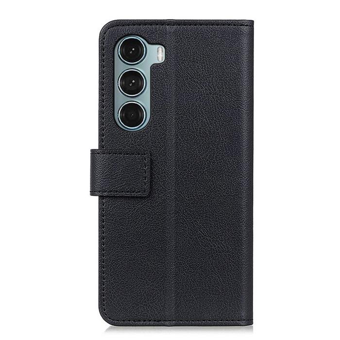 Bild 3, Motorola Moto G200 Fodral Solid Läder Svart