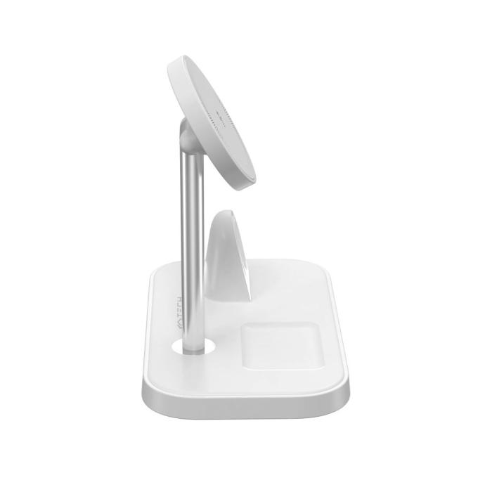 Bild 6, Tech-Protect 15W 3in1 MagSafe Magnetisk Trådlös Laddare Vit