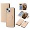 iPhone 15 Plus 2in1 Magnet Fodral Guld