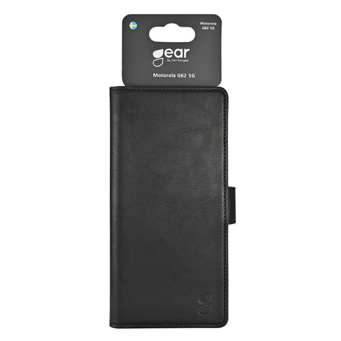 Bild 2, GEAR Motorola Moto G62 5G Fodral Läder Svart