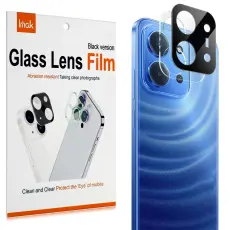 IMAK Xiaomi Redmi 15C Linsskydd H&auml;rdat Glas Svart