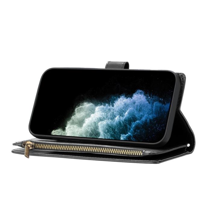 Bild 6, Motorola Edge 70 Fodral Multifunktionellt Läder Svart