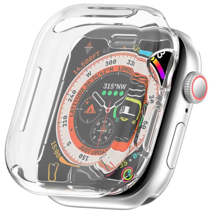 Bild 1, Apple Watch 10 46 mm Skal Heltäckande TPU Transparent