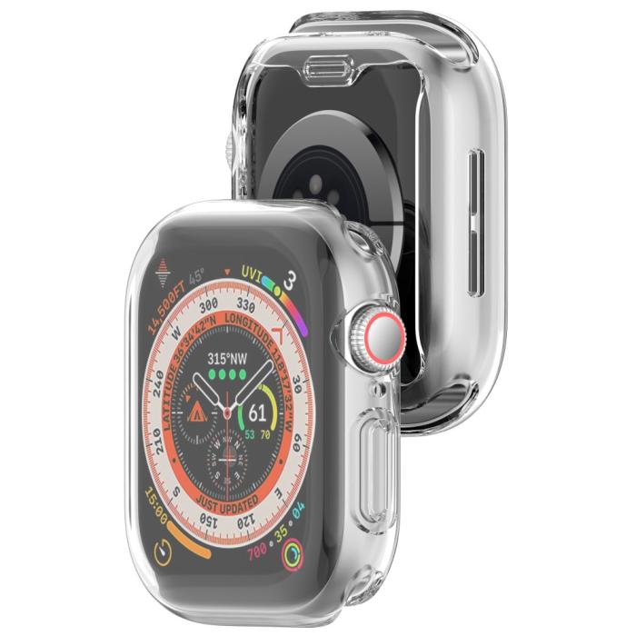 Bild 6, Apple Watch 10 46 mm Skal Heltäckande TPU Transparent