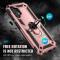 Samsung Galaxy A13 4G Skal Shockproof Ring Armor Roséguld