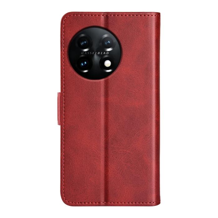 Bild 3, OnePlus 11 5G Fodral Magnetisk Stängning Röd
