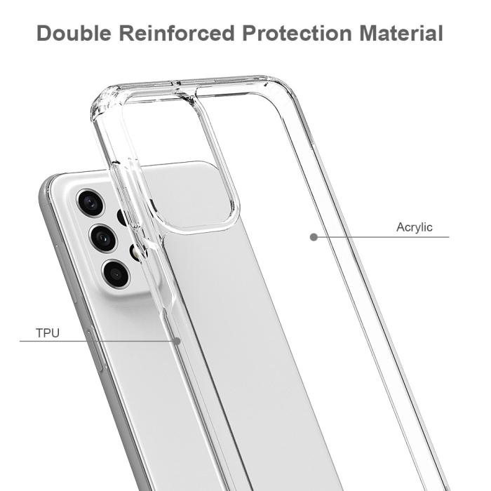 Bild 2, Samsung Galaxy A23 5G Skal Akryl/TPU Shockproof Transparent