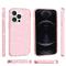 iPhone 14 Pro Max Skal Shockproof Glitter TPU Rosa