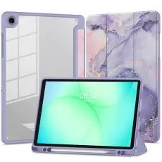 Tech-Protect Galaxy Tab A11/A9 Fodral SC Hybrid Violet Marble