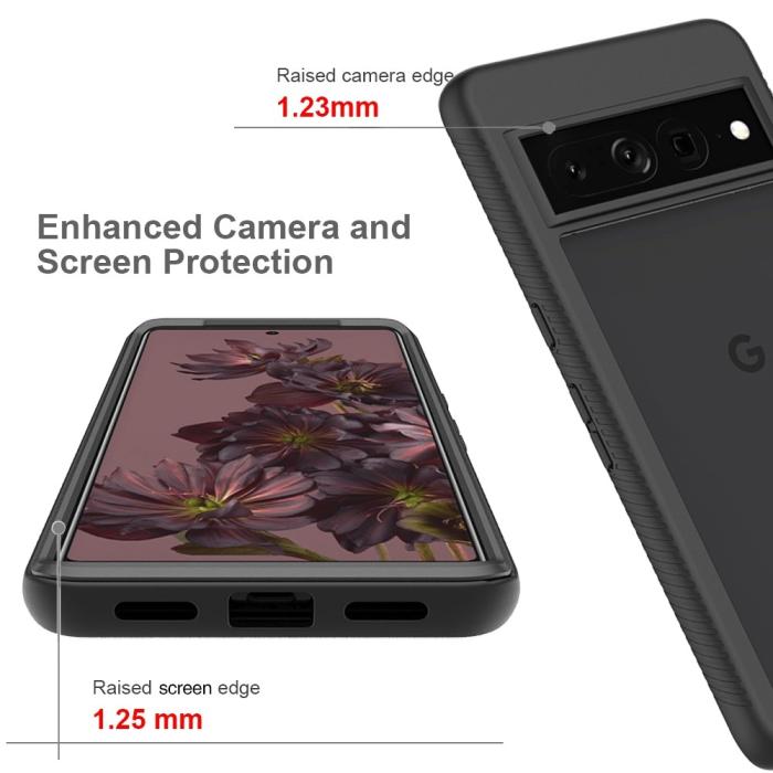 Bild 4, Google Pixel 7 Pro Skal 360 Shockproof Hybrid Svart