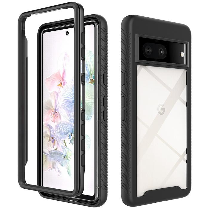 Bild 1, Google Pixel 7 Skal 360 Shockproof Hybrid Svart