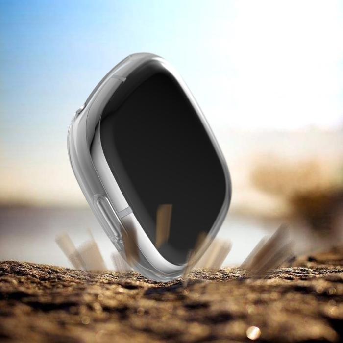Bild 2, Silikon Skal Fitbit Versa 3 / Sense - Transparent