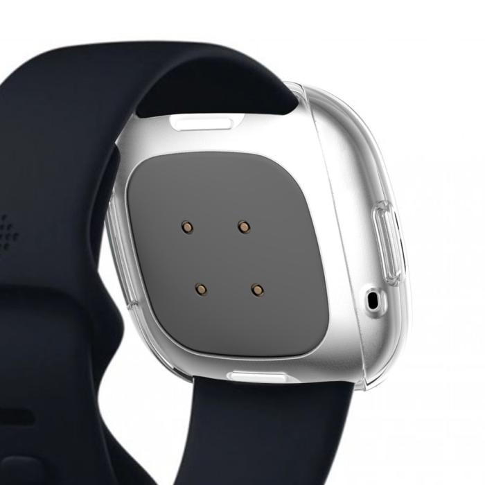 Bild 5, Silikon Skal Fitbit Versa 3 / Sense - Transparent