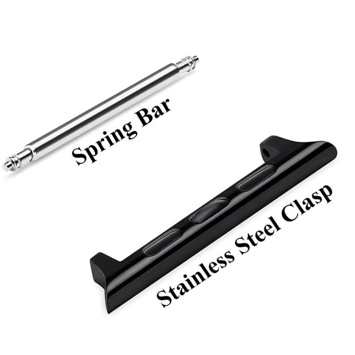 Bild 4, Spring Bar Fästen till Apple Watch 41/40/38 mm - Svart