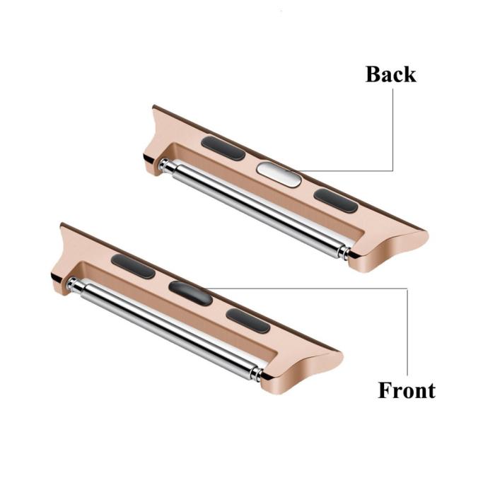 Bild 3, Spring Bar Fästen till Apple Watch 41/40/38 mm - Roséguld