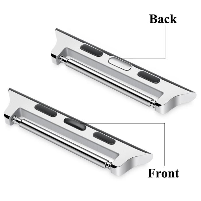 Bild 3, Spring Bar Fästen till Apple Watch 42/44/45/49 mm Silver