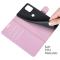 Motorola Moto G100 - Litchi Läder Fodral - Ljus Rosa