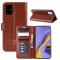 Samsung Galaxy A51 - Crazy Horse Plånboksfodral - Brun