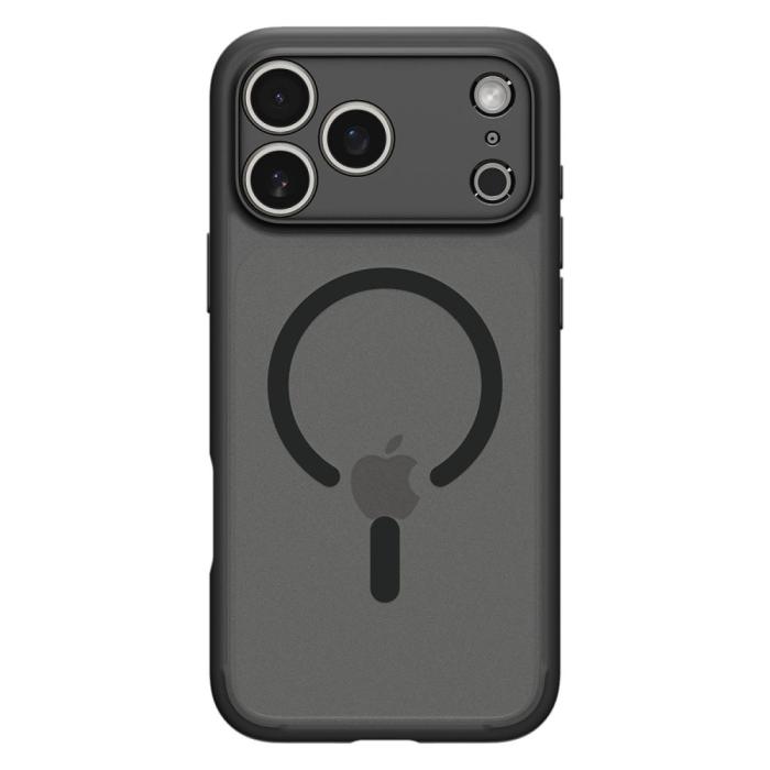 Bild 2, Spigen iPhone 17 Pro Skal MagSafe Ultra Hybrid Frostad Svart