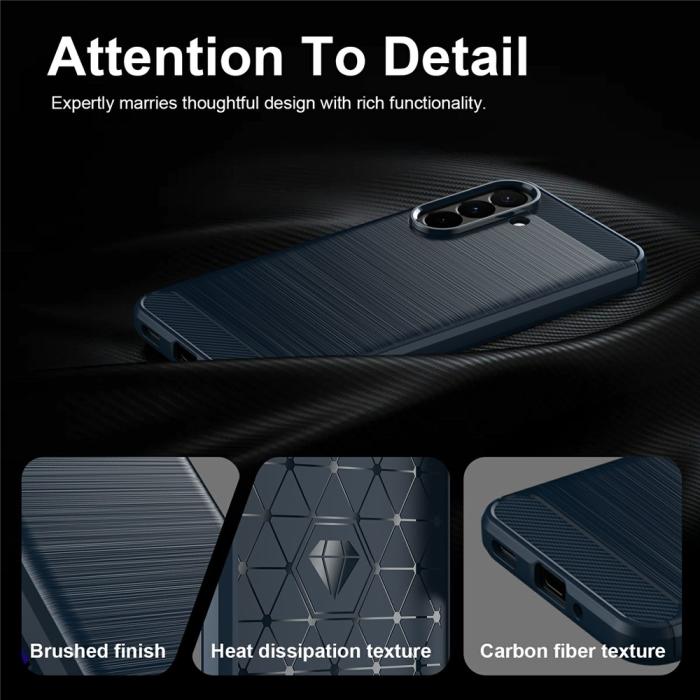 Bild 5, Samsung Galaxy A27 5G Skal TPU Brushed Blå